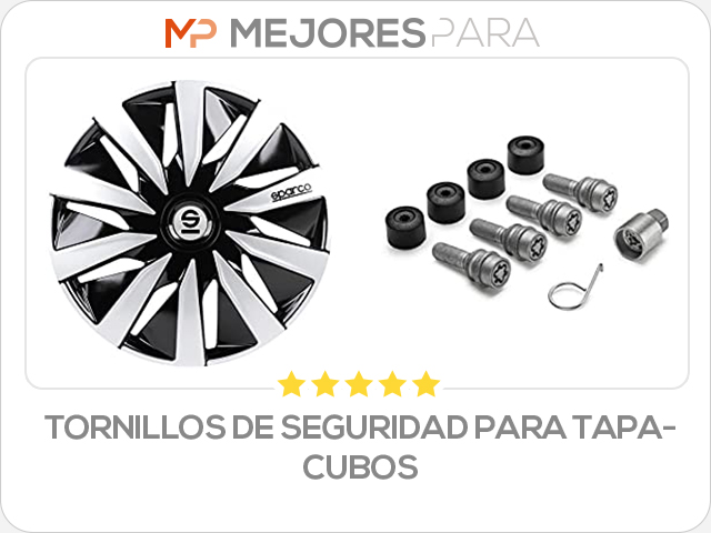 tornillos de seguridad para tapacubos