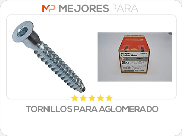 tornillos para aglomerado