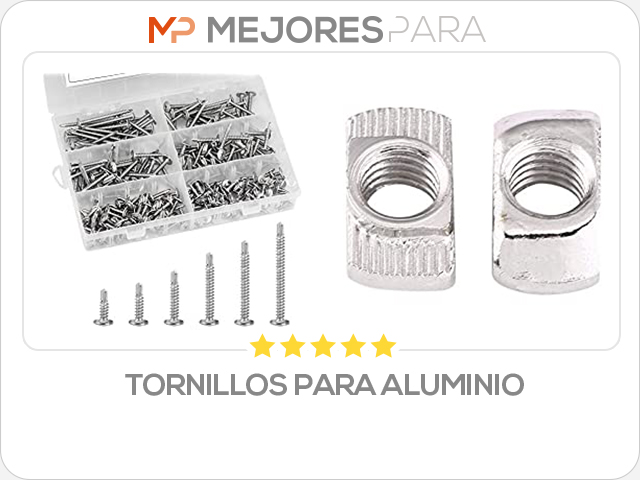 tornillos para aluminio