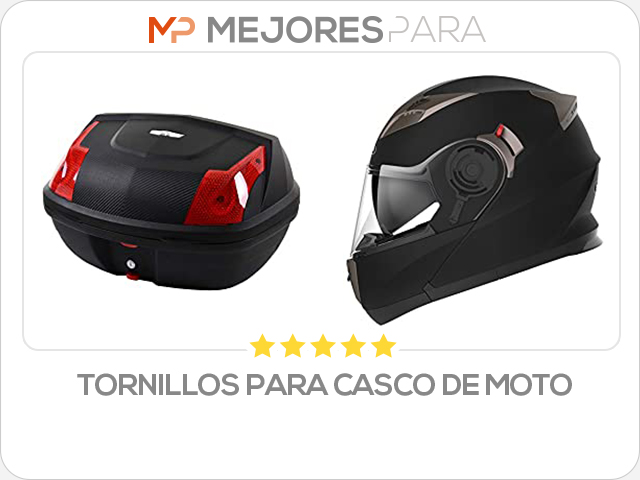 tornillos para casco de moto