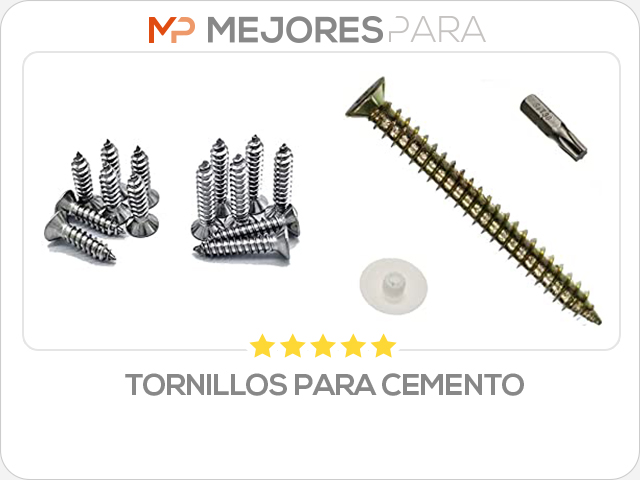 tornillos para cemento