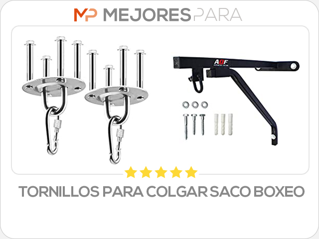 tornillos para colgar saco boxeo