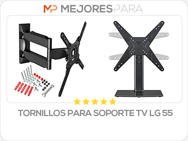 tornillos para soporte tv lg 55