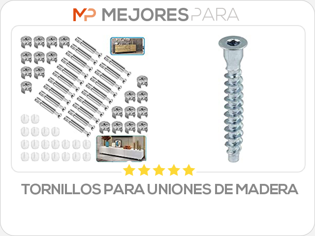 tornillos para uniones de madera