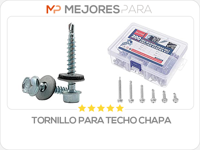 tornillo para techo chapa