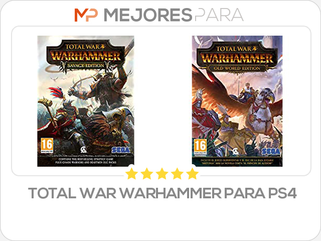 total war warhammer para ps4