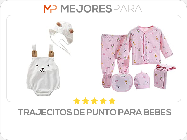 trajecitos de punto para bebes