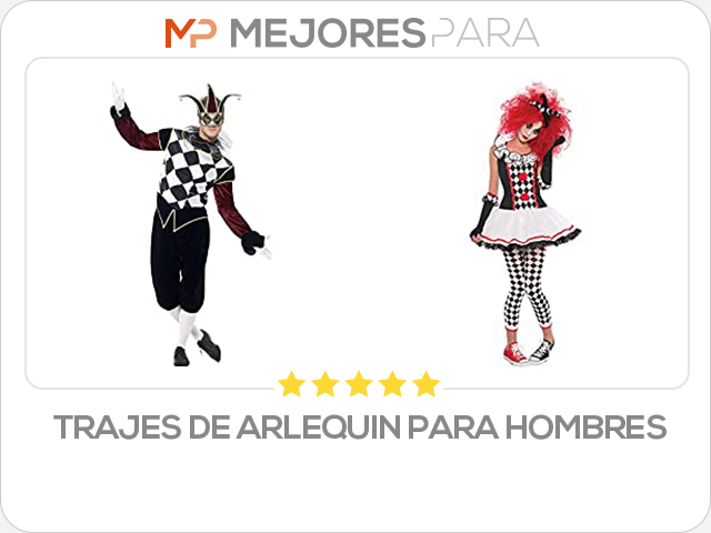 trajes de arlequin para hombres