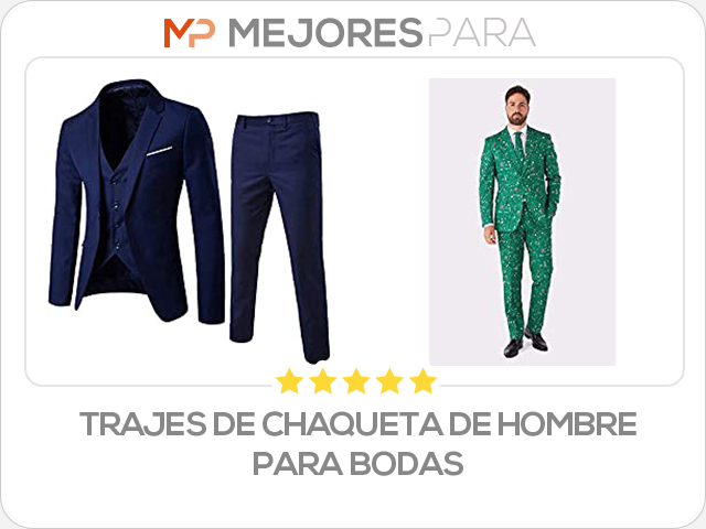 trajes de chaqueta de hombre para bodas