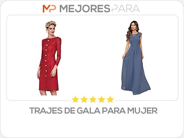 trajes de gala para mujer