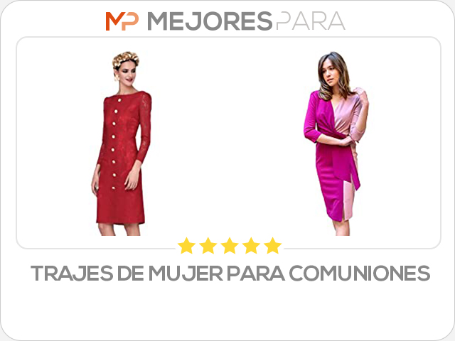 trajes de mujer para comuniones