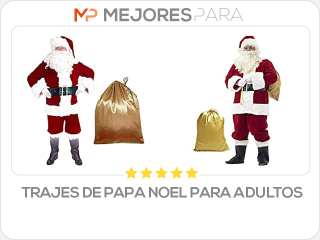 trajes de papa noel para adultos