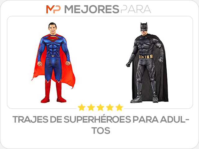 trajes de superhéroes para adultos