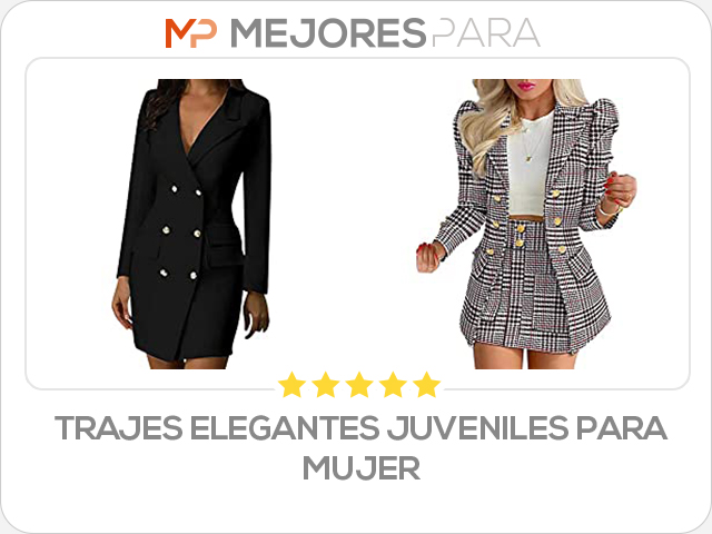 trajes elegantes juveniles para mujer