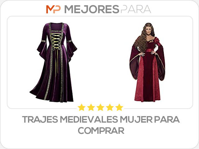 trajes medievales mujer para comprar