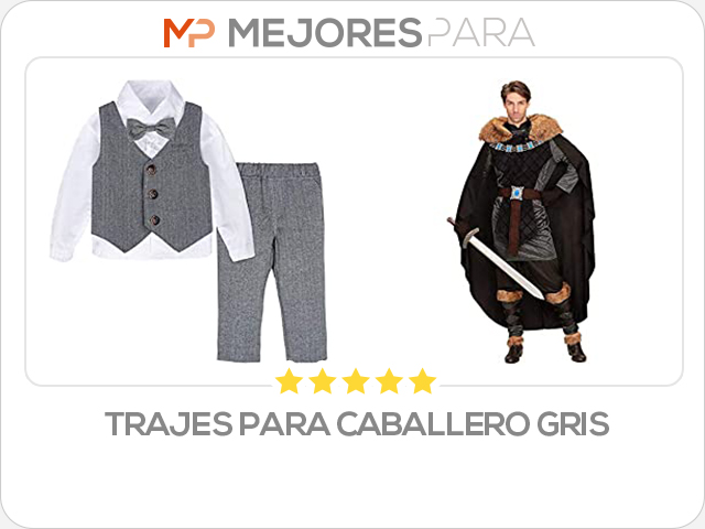 trajes para caballero gris