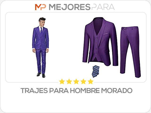 trajes para hombre morado