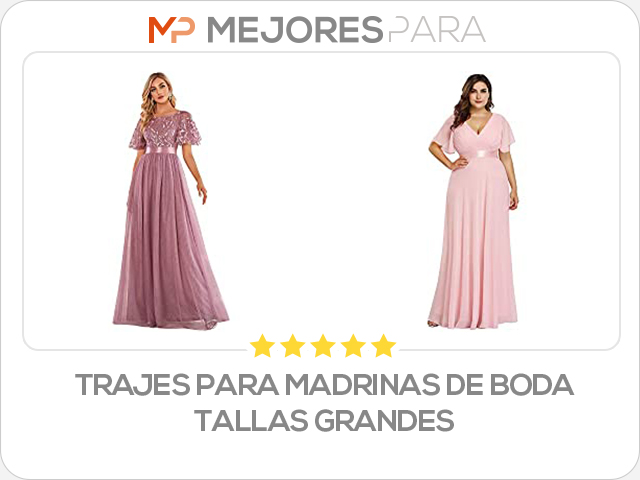 trajes para madrinas de boda tallas grandes