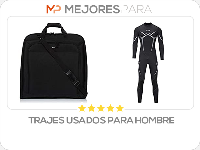 trajes usados para hombre