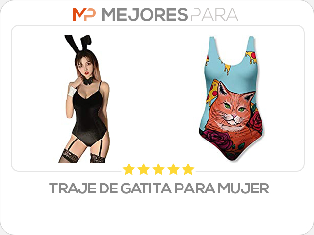 traje de gatita para mujer