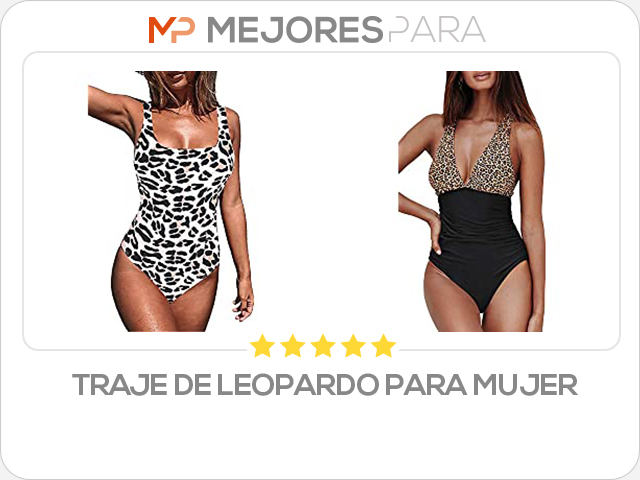 traje de leopardo para mujer