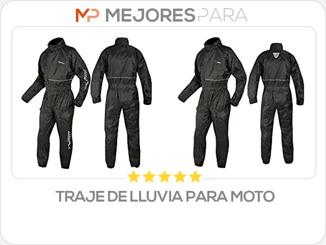 traje de lluvia para moto