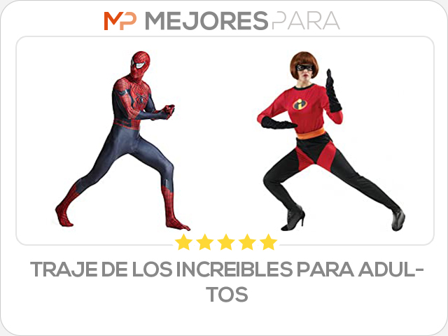 traje de los increibles para adultos