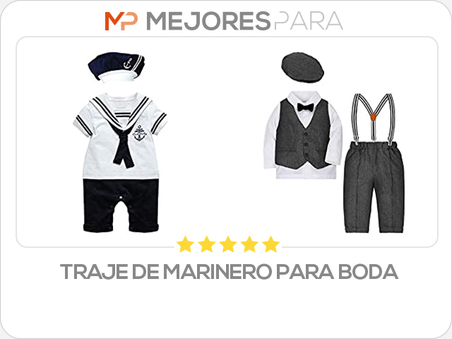 traje de marinero para boda