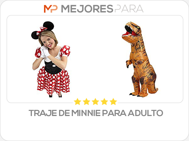 traje de minnie para adulto