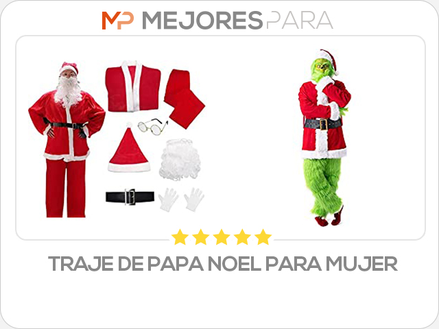 traje de papa noel para mujer