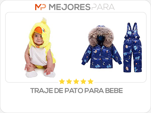 traje de pato para bebe