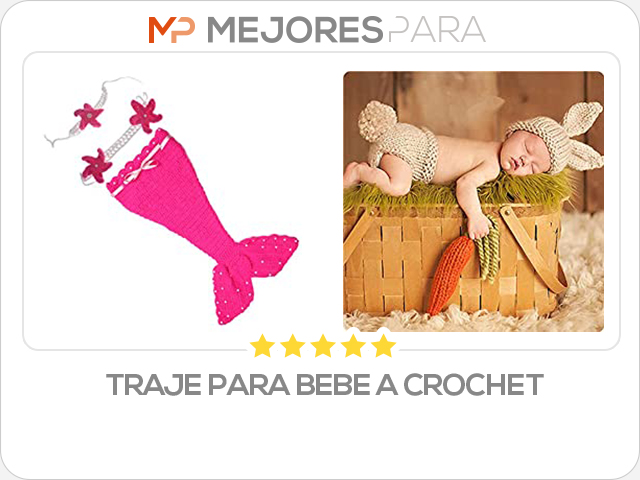 traje para bebe a crochet