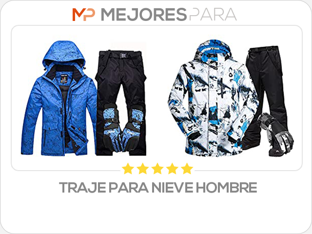 traje para nieve hombre