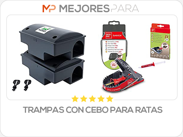 trampas con cebo para ratas