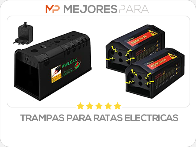 trampas para ratas electricas