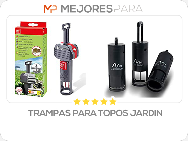 trampas para topos jardin