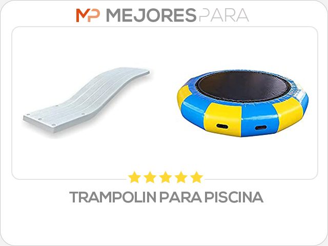 trampolin para piscina