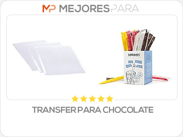 transfer para chocolate