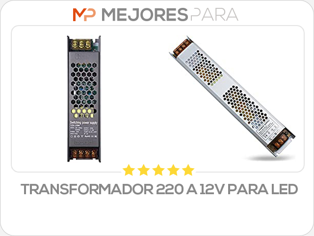 transformador 220 a 12v para led