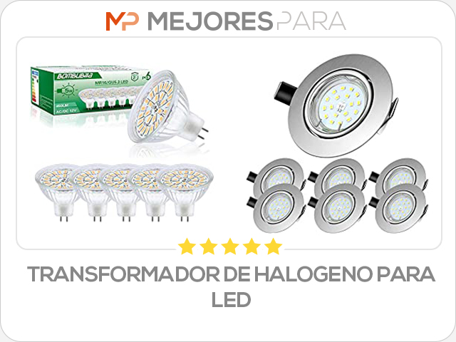 transformador de halogeno para led