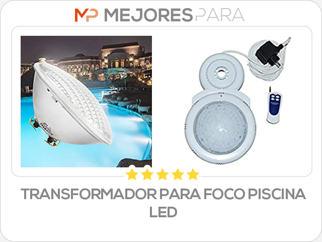 transformador para foco piscina led