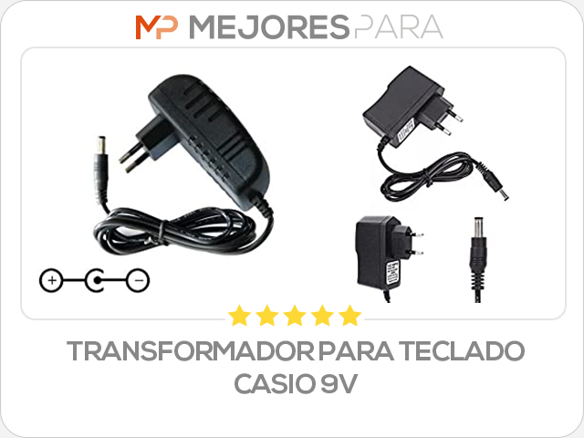 transformador para teclado casio 9v