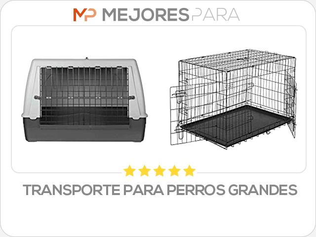 transporte para perros grandes