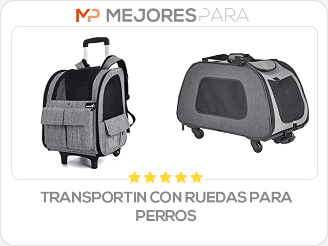 transportin con ruedas para perros