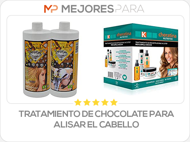 tratamiento de chocolate para alisar el cabello