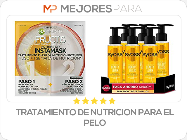 tratamiento de nutricion para el pelo