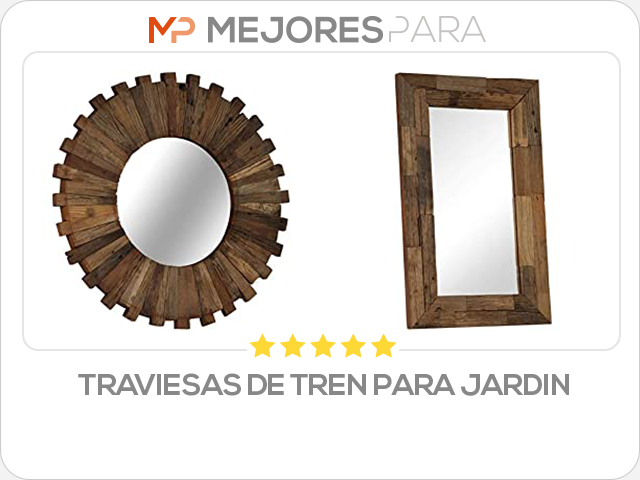 traviesas de tren para jardin