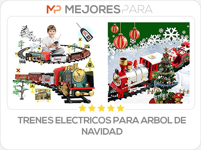 trenes electricos para arbol de navidad