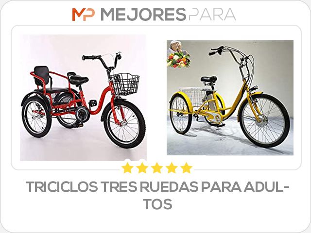 triciclos tres ruedas para adultos