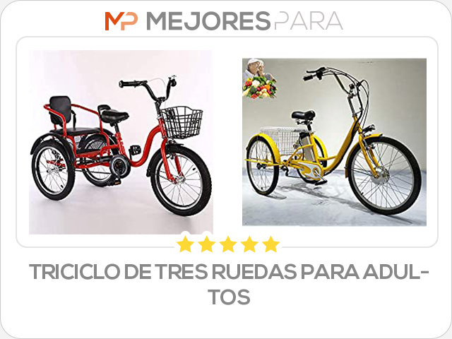 triciclo de tres ruedas para adultos